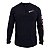 Camiseta Fishing co. Zíper ML Masculina Preto - Imagem 1