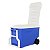 Caixa Térmica Igloo com Rodas Wheelie 38QT 36L - Azul - Imagem 4