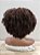 Peruca Curta de cabelo volumoso sintético cacheada - Imagem 2