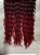 Cabelo para croche braid em Fibra Deep Wave Toque suave cor Marsala - Imagem 3