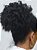Puff de cabelo para penteados encaracolado Preto - Imagem 1