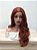 Peruca sintética lisa longa sem franja para cosplay ondulada - Imagem 6