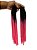 Cabelo Nina Softex cacheado para Crochet Braid cor 1B/PINK - Imagem 2