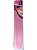Aplique tic tac para extensão de cabelos mega hair cor rosa liso - Imagem 1