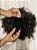 cabelo afro puff volumoso para finalização de penteados cor preta - Imagem 5