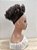 cabelo afro puff volumoso para finalização de penteados cor castanha - Imagem 4