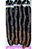 Cabelo French Braid pontas onduladas para tranças 400g cor 1/30 - Imagem 1