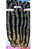 Cabelo French Braid para aplicação croche 400g com pontas cacheadas 1/27 - Imagem 2