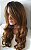 Peruca fios sintéticos cacheada C/ Franja cor caramelo aceita temperatura - Imagem 2