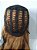 Peruca ombre hair 70 cm com franja cor mel - Imagem 3