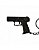 Chaveiro Pistola USP Compact .45 - Bélica - Imagem 1