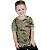 Camiseta Infantil Soldier Kids Camuflada Multicam Bélica - Imagem 1