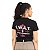 Camiseta Feminina Militar Baby Look Estampada Swat Preta - Atack - Imagem 3