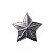 Estrela Aspirante Cromada - Platina E Ombro - Imagem 1