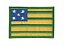 Patch Bordado Com Fecho De Contato Bandeira Goiás - Imagem 1