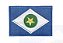 Patch Bordado Com Fecho De Contato Bandeira Mato Grosso - Imagem 1