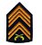 Divisa Bordada 1° Sargento Pmrs - Imagem 1