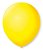 Balão Látex Liso Amarelo Citrino - 50 Unidades - Imagem 1