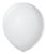 Balão Látex Liso Branco Polar - 50 Unidades - Imagem 1