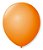 Balão Látex Liso Laranja Mandarim - 50 Unidades - Imagem 1