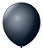 Balão Látex Liso Preto Ébano - 50 Unidades - Imagem 1