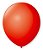 Balão Látex Liso Vermelho Quente - 50 Unidades - Imagem 1