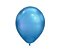 Balão Látex Metálico Azul Nº9 - 25 Unidades - Imagem 1