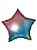 Balão Metalizado Estrela Liso Degradê (Azul, Amarelo e Rosa) - Imagem 1
