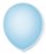Balão Látex Neon nº 9 Azul - 25 Unidades - Imagem 1