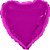 Balão Metalizado Coração Pink - 46cm - Imagem 1
