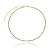 Colar Riviera Choker com Zircônias Brancas Folheado em Ouro 18k - Imagem 1