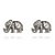Brinco Elefante prata 925 - Imagem 1