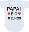 Roupa de Bebê Body Frases Divertidas Papai Meu Pai é o Melhor