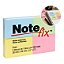 Bloco Adesivo Lembrete Escolar 4 Cores 38mmx50mm 3M Notefix