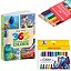 Kit para Colorir com Livro Toy Story Disney + Lápis de Cor Faber + Canetinha Hidro
