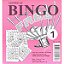 Bloco Cartela de Jogo Bingo Rosa 100fls 11x10cm