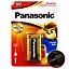 Bateria 9V Alcalina Panasonic Power Alta Durabilidade 6LF22XAB/1B