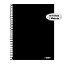 Caderno Espiral 1m 96fls Capa Dura Univ Neutro Preto Tamoio