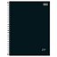 Caderno Espiral 10m 160fls Capa Dura Univ ZIP Preto Tilibra