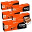 Kit 5 Caixas de Grampo Cobreado para Grampeador 26/6 com 5000un Jocar Office