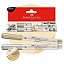 Caneta Marcador Permanent Multimark 1.0mm Prata e Ouro Faber-Castell