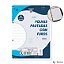 Bloco Folha para Fichário Caderno Argolado Refil 96 folhas 4 Furos Branco Animativa