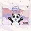 Caderno de Desenho 60fls Capa Dura My Friend Panda 2026 São Domingos / Animativa