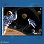 Caderno de Desenho 60fls Capa Dura Astronauta Outer Space 2026 São Domingos / Animativa