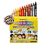 Big Giz de Cera 12 Cores Jumbo Acrilex Multicultural - Tons de Cabelo e Pele