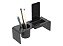 Organizador de Mesa Multi Prime Preto - Waleu