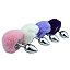 PLUG ANAL POMPOM - TAMANHO: M