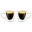 Conjunto 2 Xícaras Café Parede Dupla Vidro Borossilicato Modern 80ml - Lyor