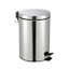 Lixeira Aço Inox Prime Com Pedal e Cesto Interno 3 Litros - Casita