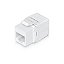 Conector Acoplador CAT6 Branco Ui UACC-KEYSTONE-JACK-C6